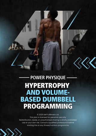 Power Physique: Hypertrophy and Volume-Based Dumbbell Programming
