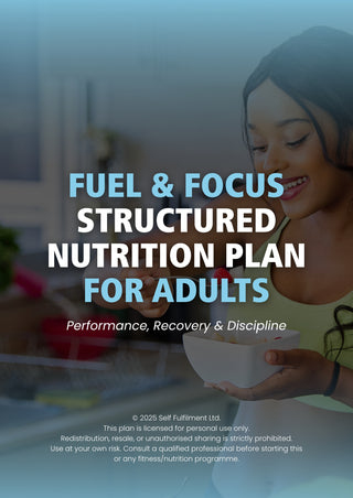 Fuel & Focus Structured Nutrition Plan for Adults